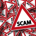placard signs of scam