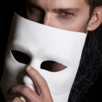 man with a mask, scam