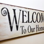 welcome home board